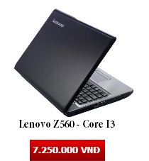 Laptop Lenovo Z560 Core i3